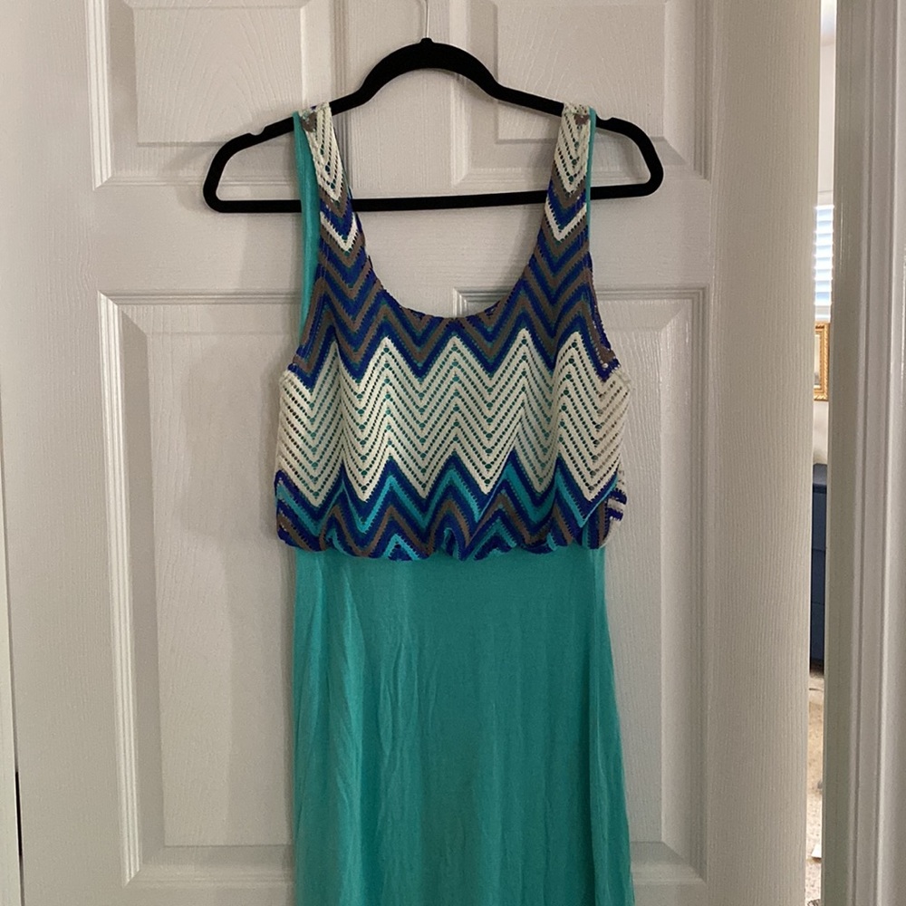 Lightweight stretchy t-shirt material sleeveless maxi dress. Women’s medium.